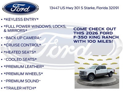 2026 Ford F-350SD King Ranch 710A