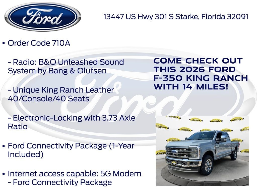2026 Ford F-350SD King Ranch 710A