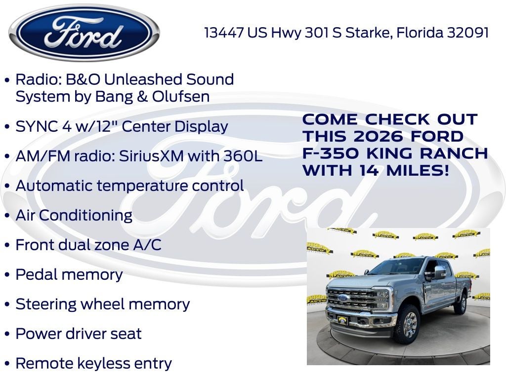 2026 Ford F-350SD King Ranch 710A