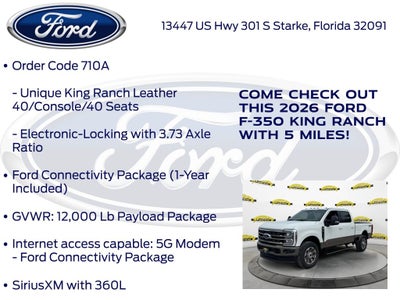 2026 Ford F-350SD King Ranch 710A