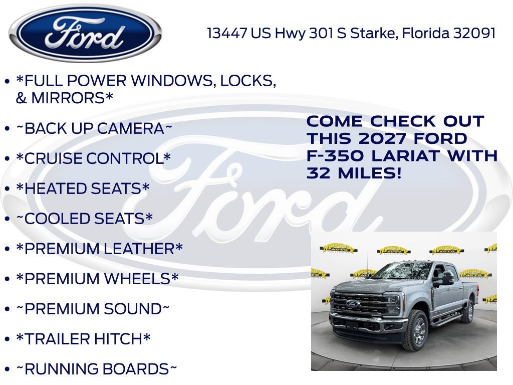 2027 Ford F-350SD Lariat 618A