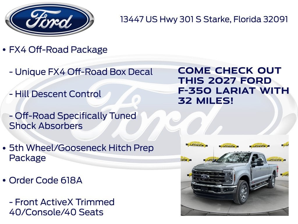 2027 Ford F-350SD Lariat 618A
