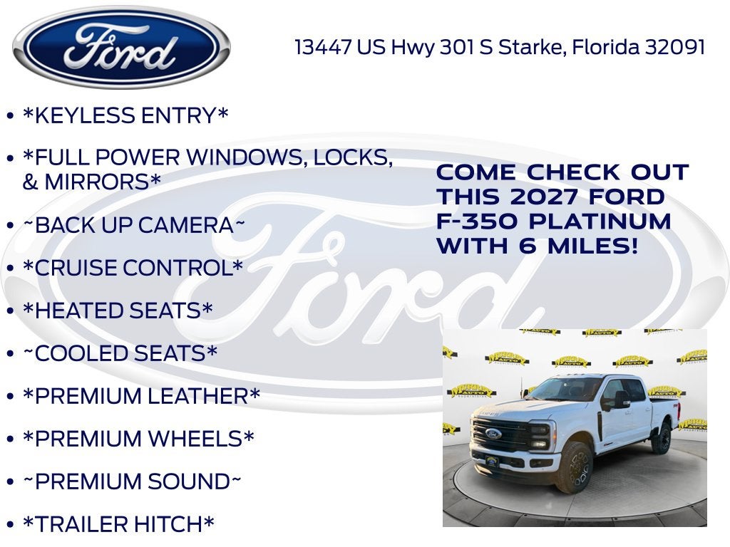 2027 Ford F-350SD Platinum 713A
