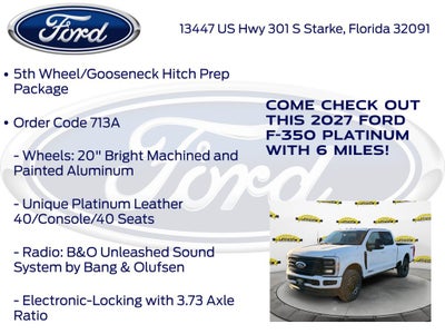 2027 Ford F-350SD Platinum 713A
