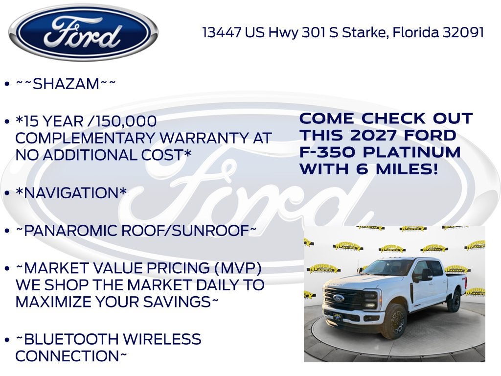 2027 Ford F-350SD Platinum 713A