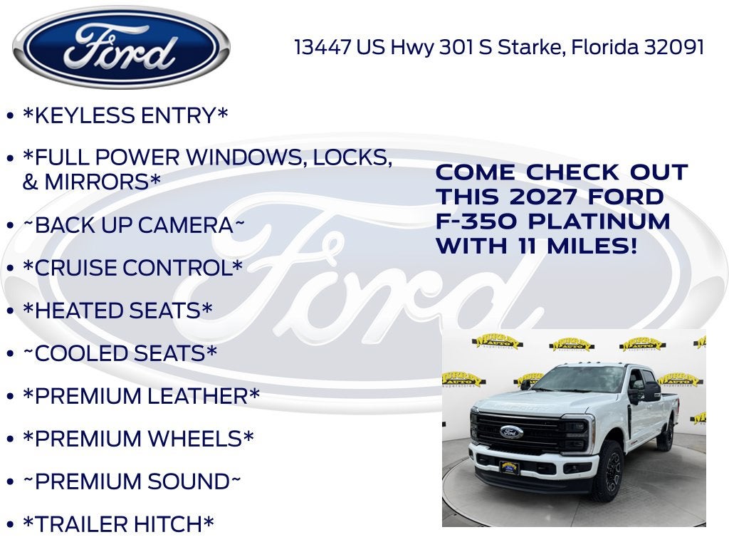 2027 Ford F-350SD Platinum 713A