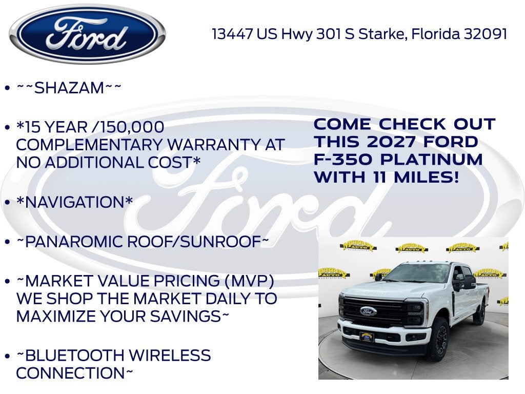 2027 Ford F-350SD Platinum 713A