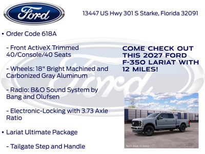 2027 Ford F-350SD Lariat 618A