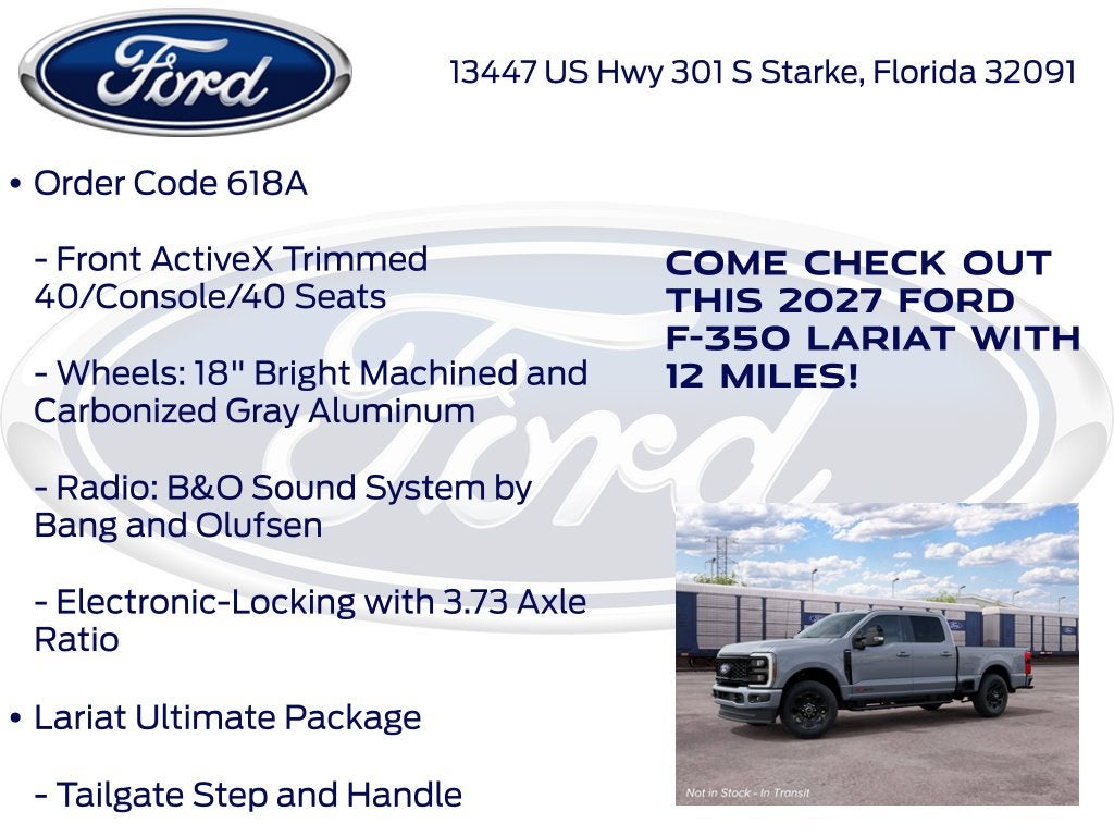 2027 Ford F-350SD Lariat 618A