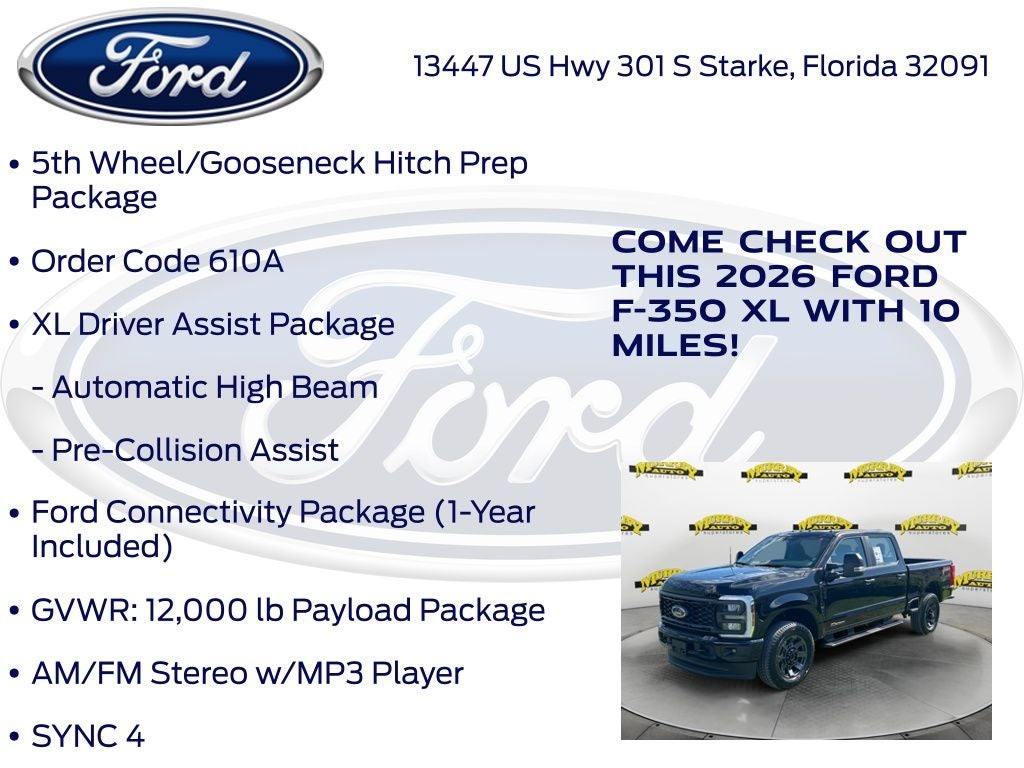 2026 Ford F-350SD XL 610A