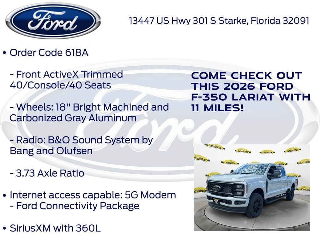 2026 Ford F-350SD Lariat 618A