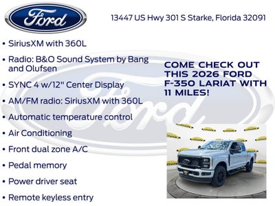 2026 Ford F-350SD Lariat 618A