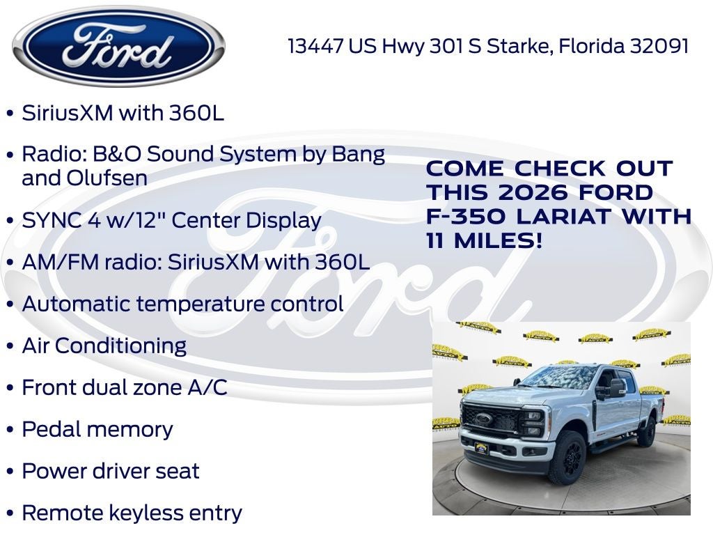 2026 Ford F-350SD Lariat 618A