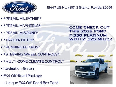 2025 Ford F-350SD Platinum