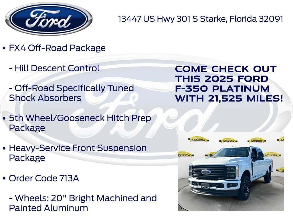2025 Ford F-350SD Platinum