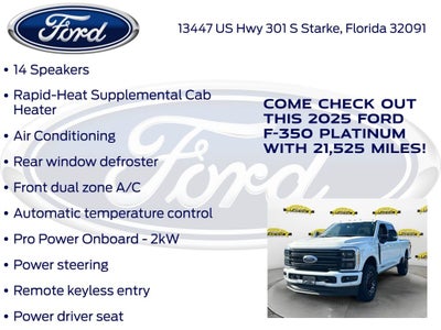 2025 Ford F-350SD Platinum