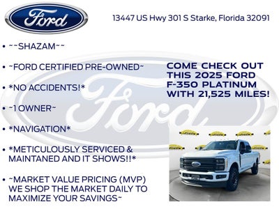 2025 Ford F-350SD Platinum
