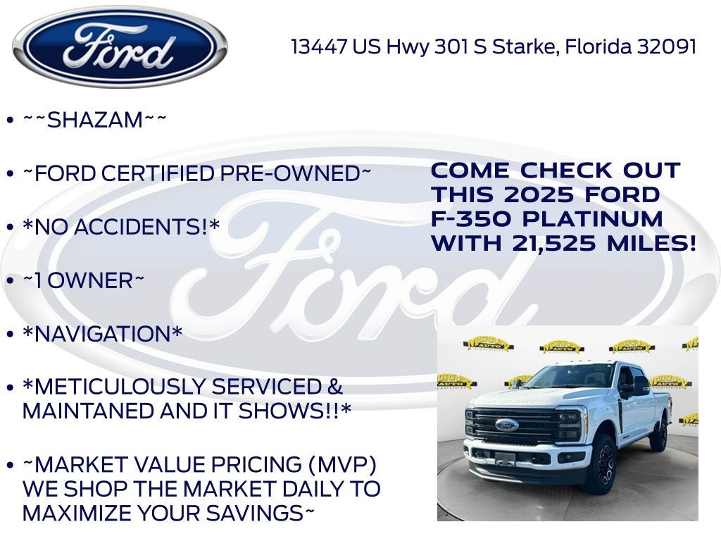 2025 Ford F-350SD Platinum