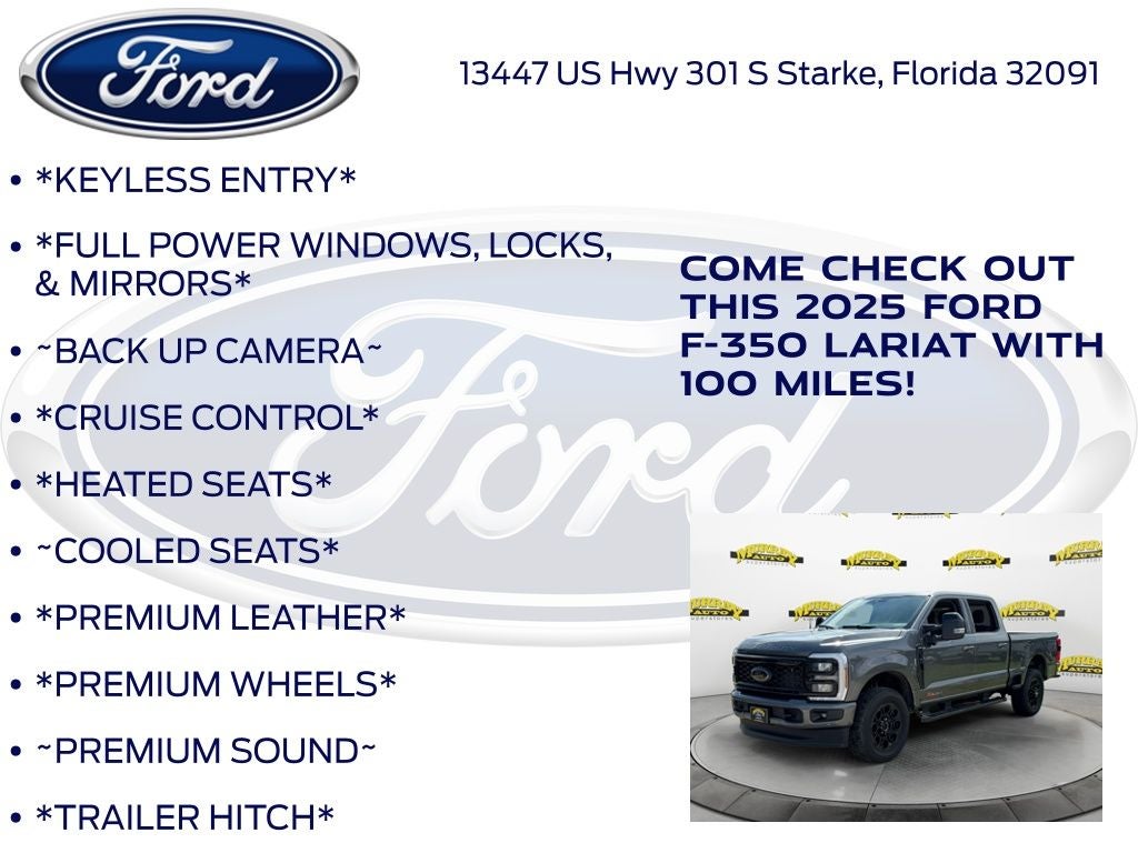 2025 Ford F-350SD Lariat 618A