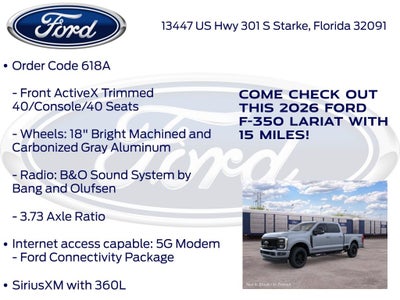 2026 Ford F-350SD Lariat 618A