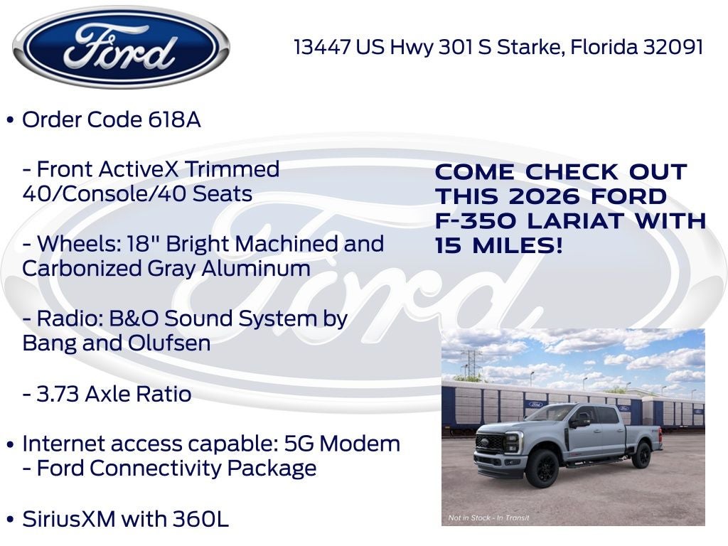 2026 Ford F-350SD Lariat 618A
