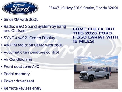 2026 Ford F-350SD Lariat 618A