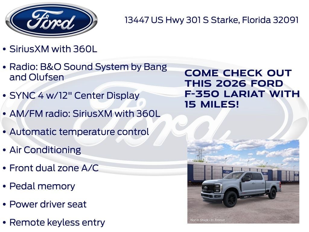 2026 Ford F-350SD Lariat 618A