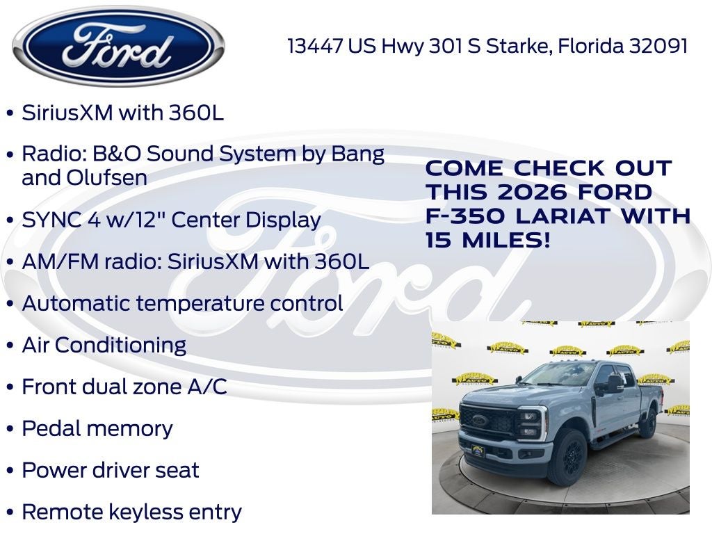 2026 Ford F-350SD Lariat 618A