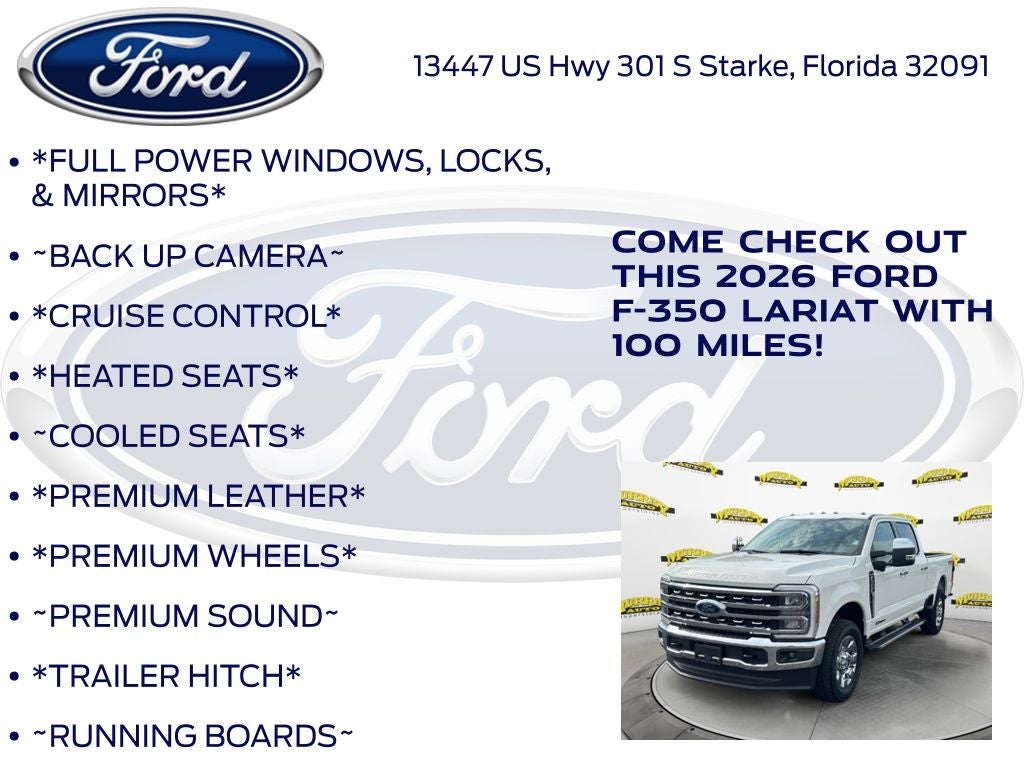 2026 Ford F-350SD Lariat 618A