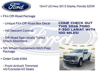 2026 Ford F-350SD Lariat 618A