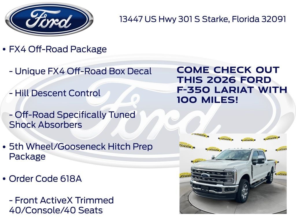 2026 Ford F-350SD Lariat 618A