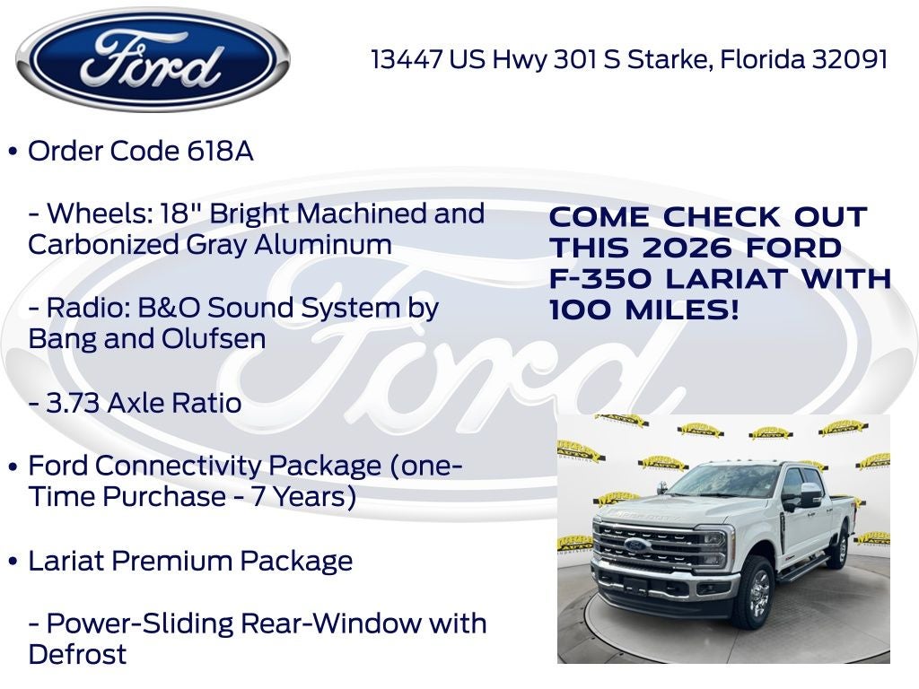 2026 Ford F-350SD Lariat 618A