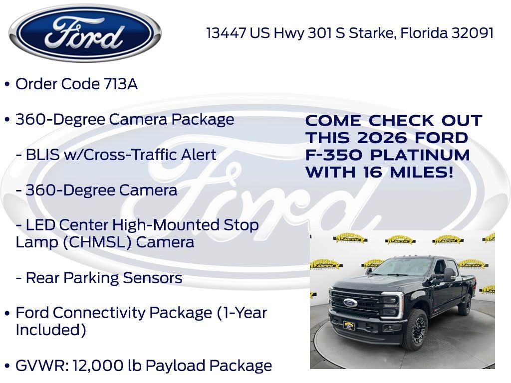 2026 Ford F-350SD Platinum 713A