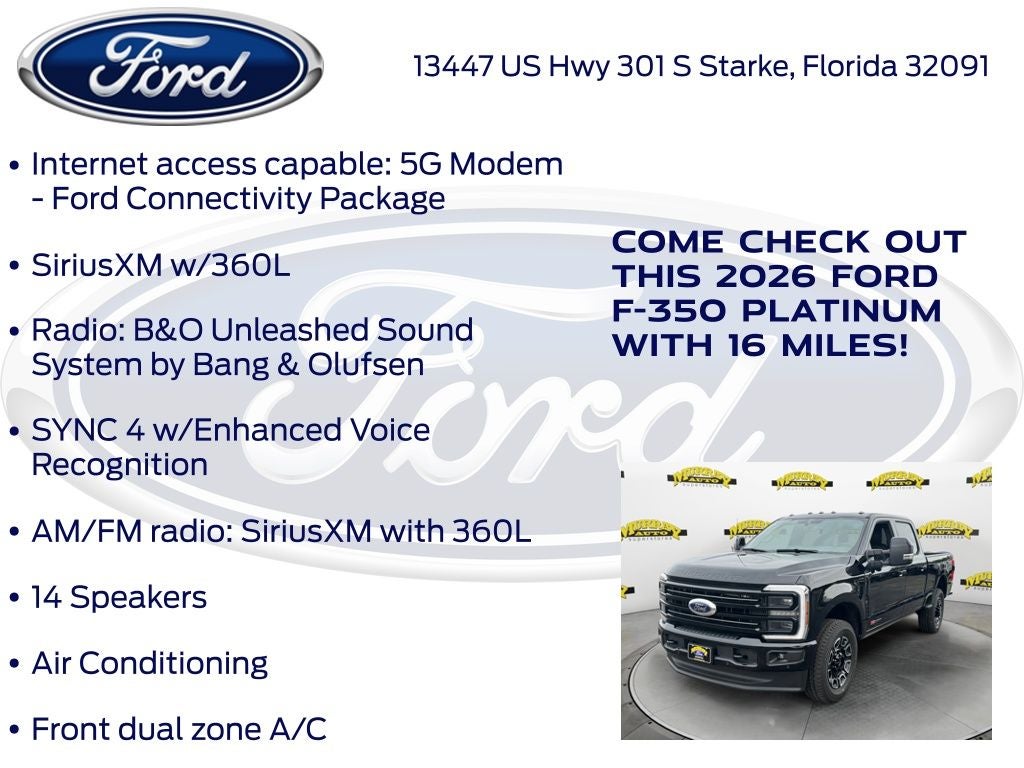 2026 Ford F-350SD Platinum 713A