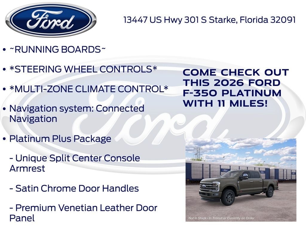 2026 Ford F-350SD Platinum 713A