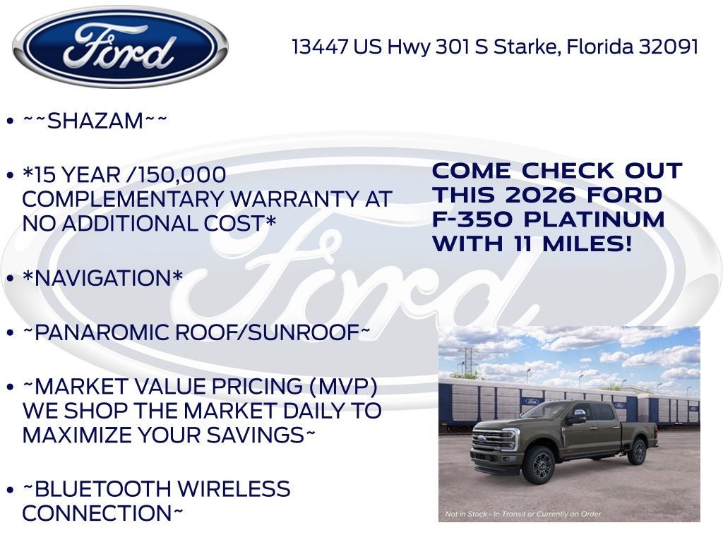 2026 Ford F-350SD Platinum 713A