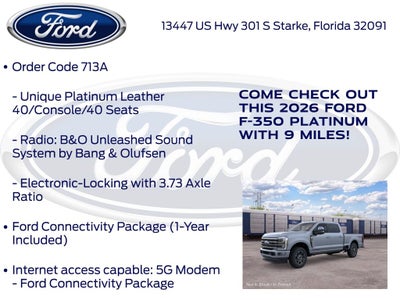 2026 Ford F-350SD Platinum 713A
