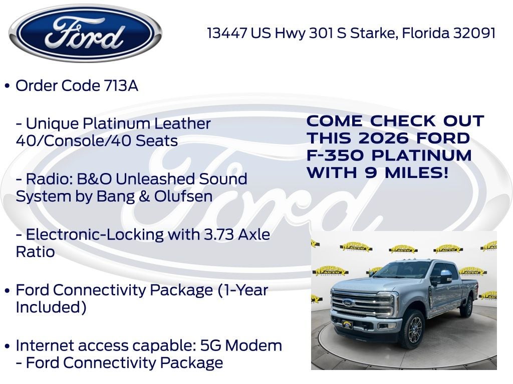2026 Ford F-350SD Platinum 713A