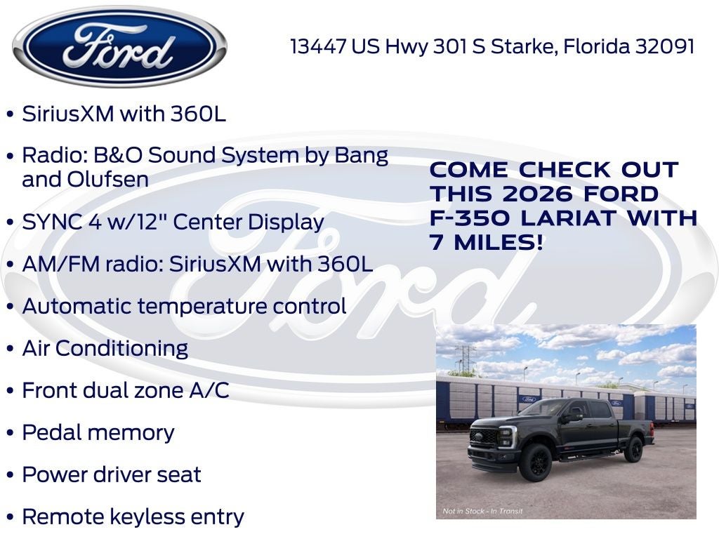 2026 Ford F-350SD Lariat 618A