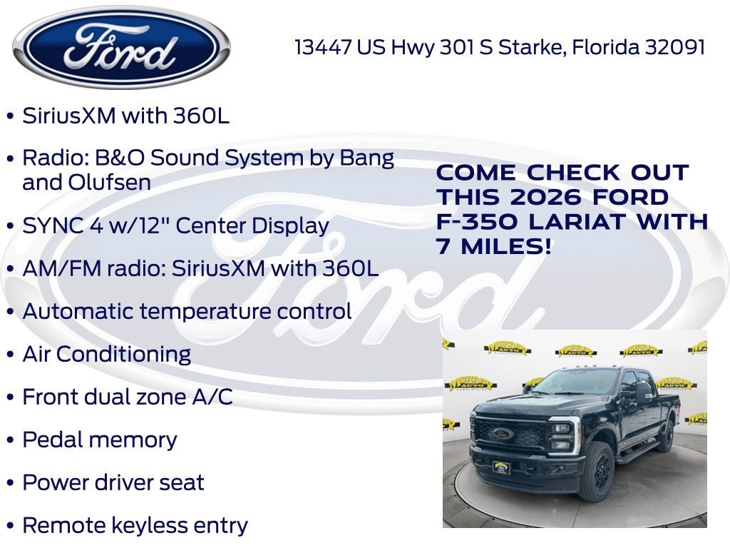2026 Ford F-350SD Lariat 618A