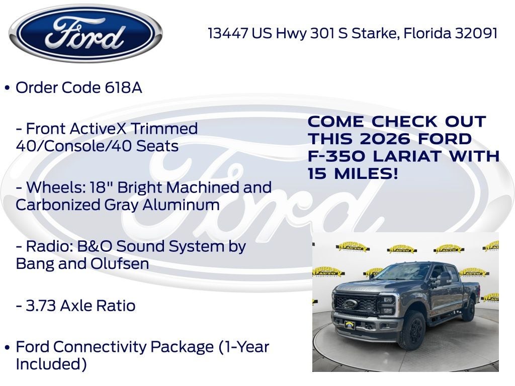 2026 Ford F-350SD Lariat 618A