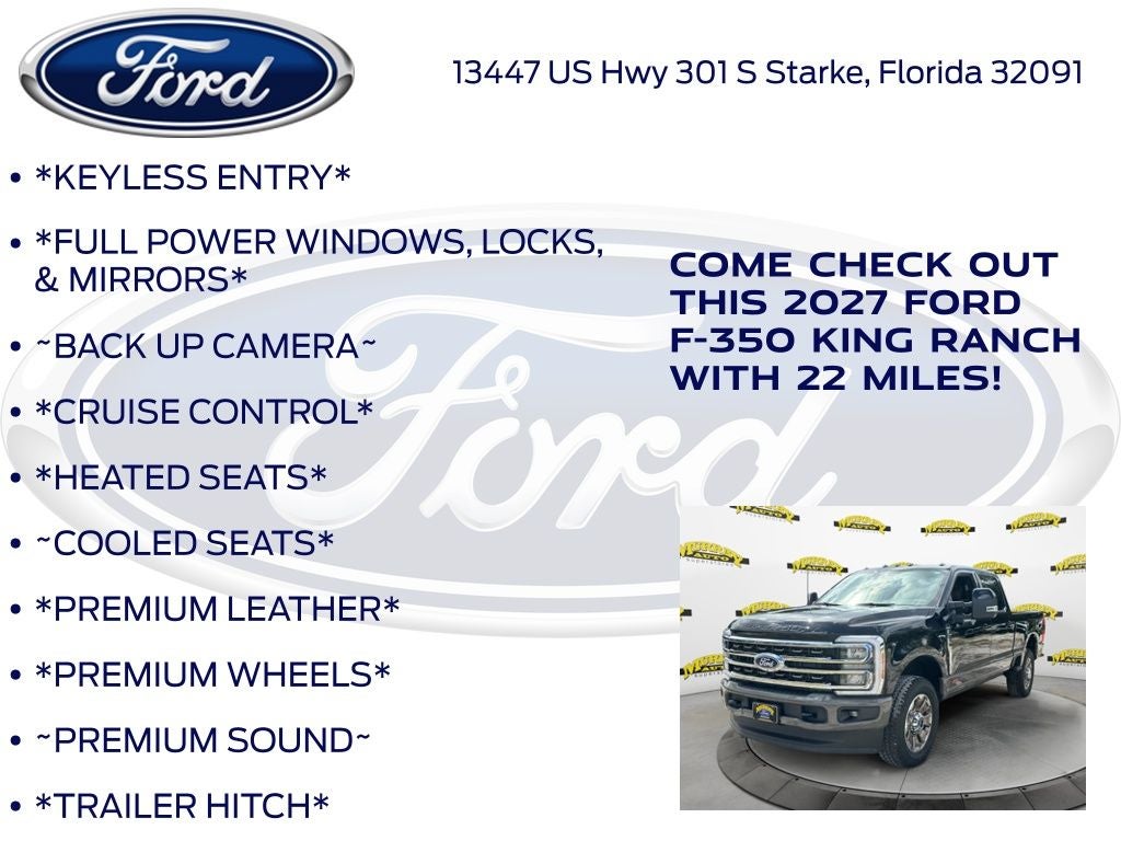 2027 Ford F-350SD King Ranch 710A