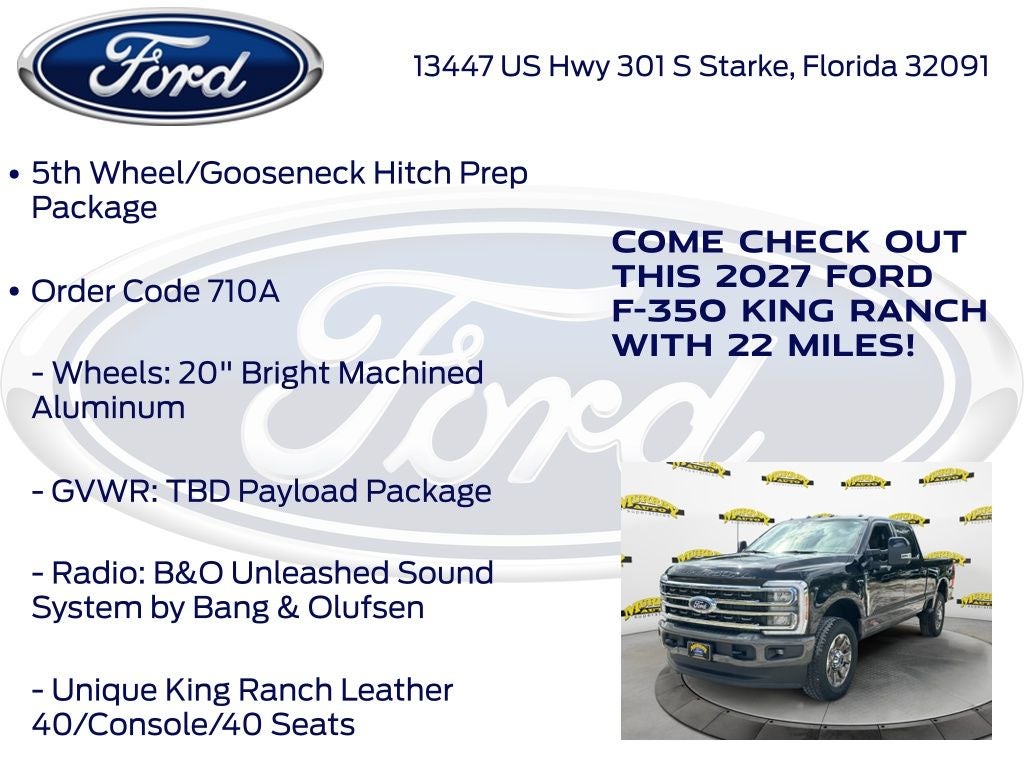 2027 Ford F-350SD King Ranch 710A