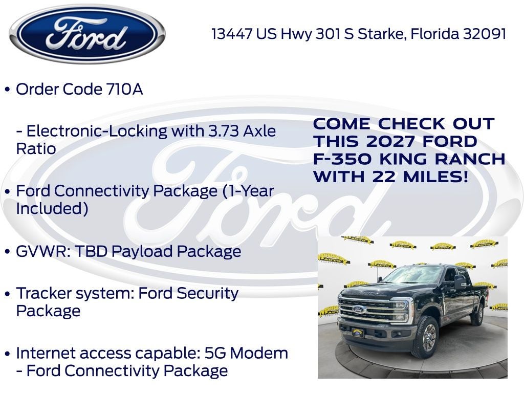 2027 Ford F-350SD King Ranch 710A