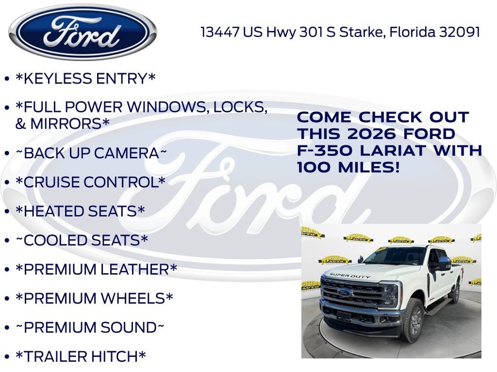2026 Ford F-350SD Lariat 618A