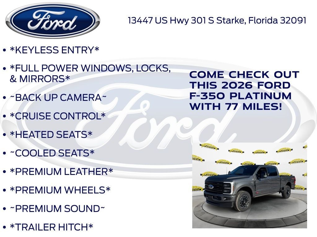 2026 Ford F-350SD Platinum 713A