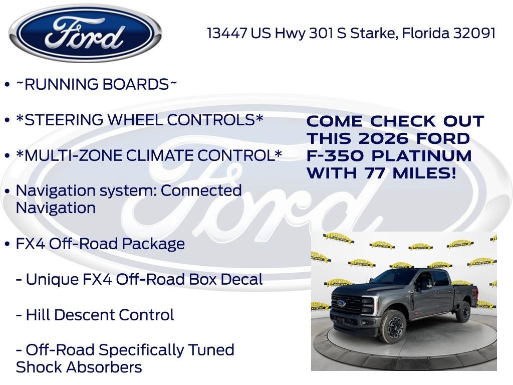 2026 Ford F-350SD Platinum 713A