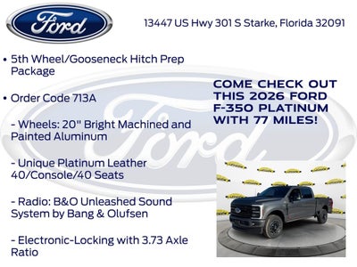 2026 Ford F-350SD Platinum 713A