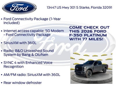 2026 Ford F-350SD Platinum 713A