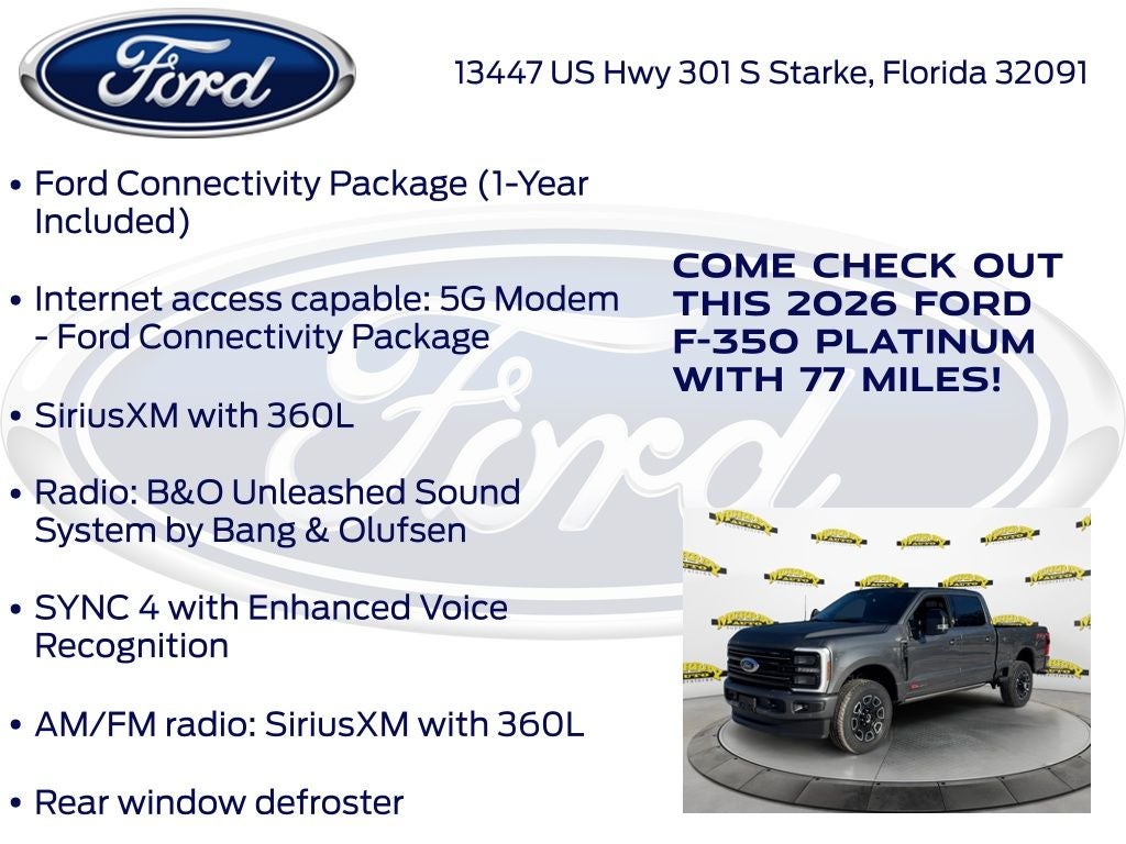 2026 Ford F-350SD Platinum 713A
